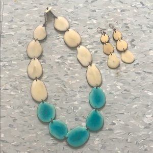 Amazonian Seed - Necklace and Earrings